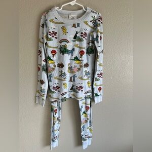 Hanna Andersson Wizard of Oz size 8 youth pj set in 100% organic cotton
